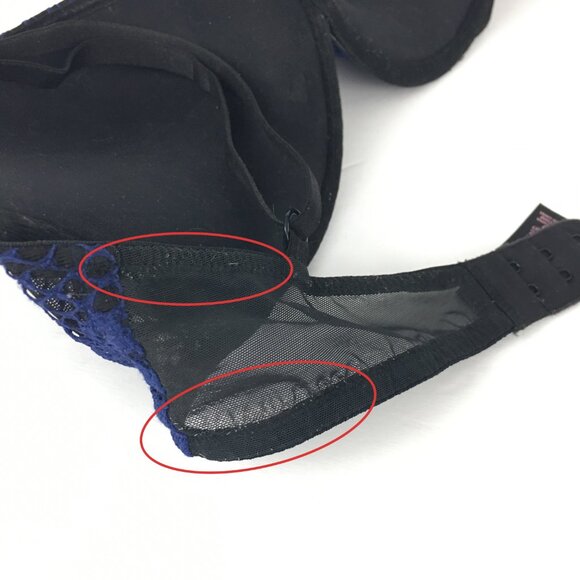 Y2K Lace Balconet Push-Up Bra - Picture 7 of 8